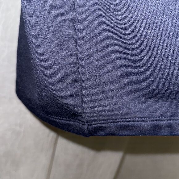 GAP M Indigo Crew French Terry Cloth Inner Athletic Crop Sweatshirt - Picture 6 of 11